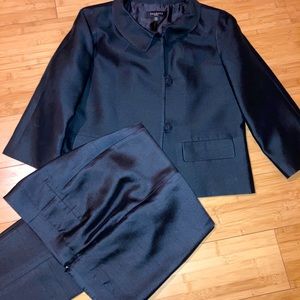 Two Piece Talbots Petite Black Suit